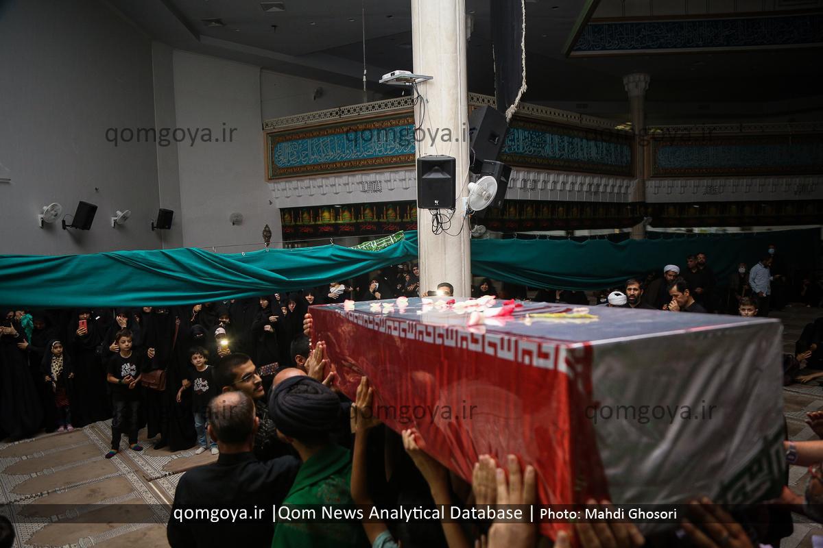 تشیع شهید گمنام در پردیسان از قاب دوربین