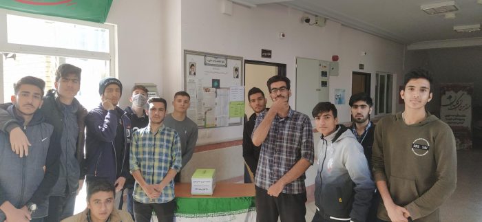 انتخابات شورای دانش آموزی مدارس قم (هنرستان شهید حیدریان)