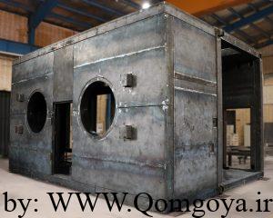 ساخت تونل حرارتی خط تولید پشم شیشه برای اولین بار در ایران