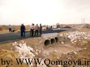 احداث پل رودخانه قمرود برای اتصال روستا‌های ملک قلعه و قشلاق/ اهتمام بسیج سازندگی قم در اجرای طرح‌های محرومیت زدایی