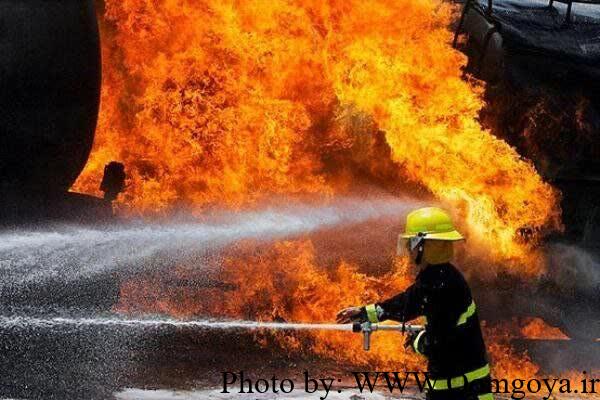 آتش سوزی و حریق گسترده در قنوات قم / کشته شدن یک کودک سه سال به علت حریق