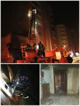 آتش سوزی یک واحد مسکونی در طبقه ششم خیابان حضرت ابوالفضل(ع)