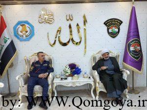 دیدار مسئول مواکب سامرا و بلد سازمان اوقاف و مدیرکل اوقاف قم با مقامات عراقی