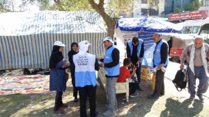 خدمت رسانی ۲۴ ساعته راهنمایان افتخاری حج وزیارت قم در کربلای معلی