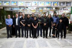 تجدید بیعت اهالی رسانه قم با شهدای والامقام دفاع مقدس و شهدای رسانه