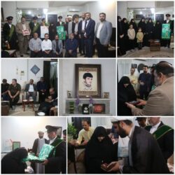 از مادر مکرمه شهید دخانچی توسط جمعی از اصحاب رسانه استان قم تقدیر گردید