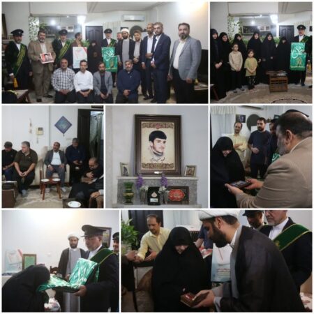 از مادر مکرمه شهید دخانچی توسط جمعی از اصحاب رسانه استان قم تقدیر گردید