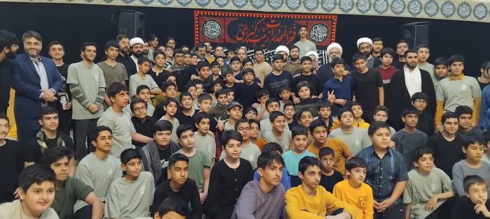 گزارش تصویری از مراسم اعتکاف دانش آموزان در قم