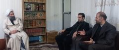 تجدید میثاق قهرمان پرافتخار ورزش‌های قدرتی ایران با آرمان‌های انقلاب اسلامی در دیدار با آیت‌الله شریفی اشکوری با حضور دکتر مهدی صابر