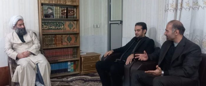 تجدید میثاق قهرمان پرافتخار ورزش‌های قدرتی ایران با آرمان‌های انقلاب اسلامی در دیدار با آیت‌الله شریفی اشکوری با حضور دکتر مهدی صابر