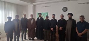 دیدار نماینده فرهنگی کتائب سیدالشهدا(ع) در ایران با خانواده شهدای جنگ رمضان
