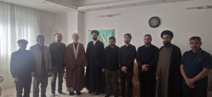 دیدار نماینده فرهنگی کتائب سیدالشهدا(ع) در ایران با خانواده شهدای جنگ رمضان
