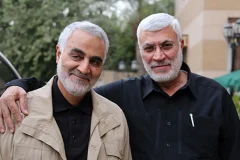 روضه حاج قاسم و ابومهدی در روز عرفه و در جوار حرم امام حسین (ع) در سال ۹۷