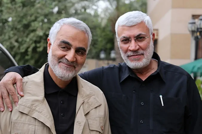 روضه حاج قاسم و ابومهدی در روز عرفه و در جوار حرم امام حسین (ع) در سال ۹۷